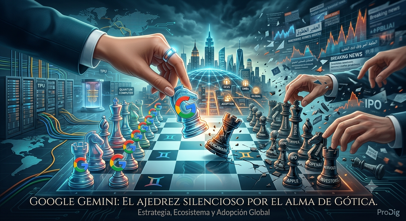 El ajedrez silencioso de Google - artículo sobre estrategia de Gemini y el Sur Global
